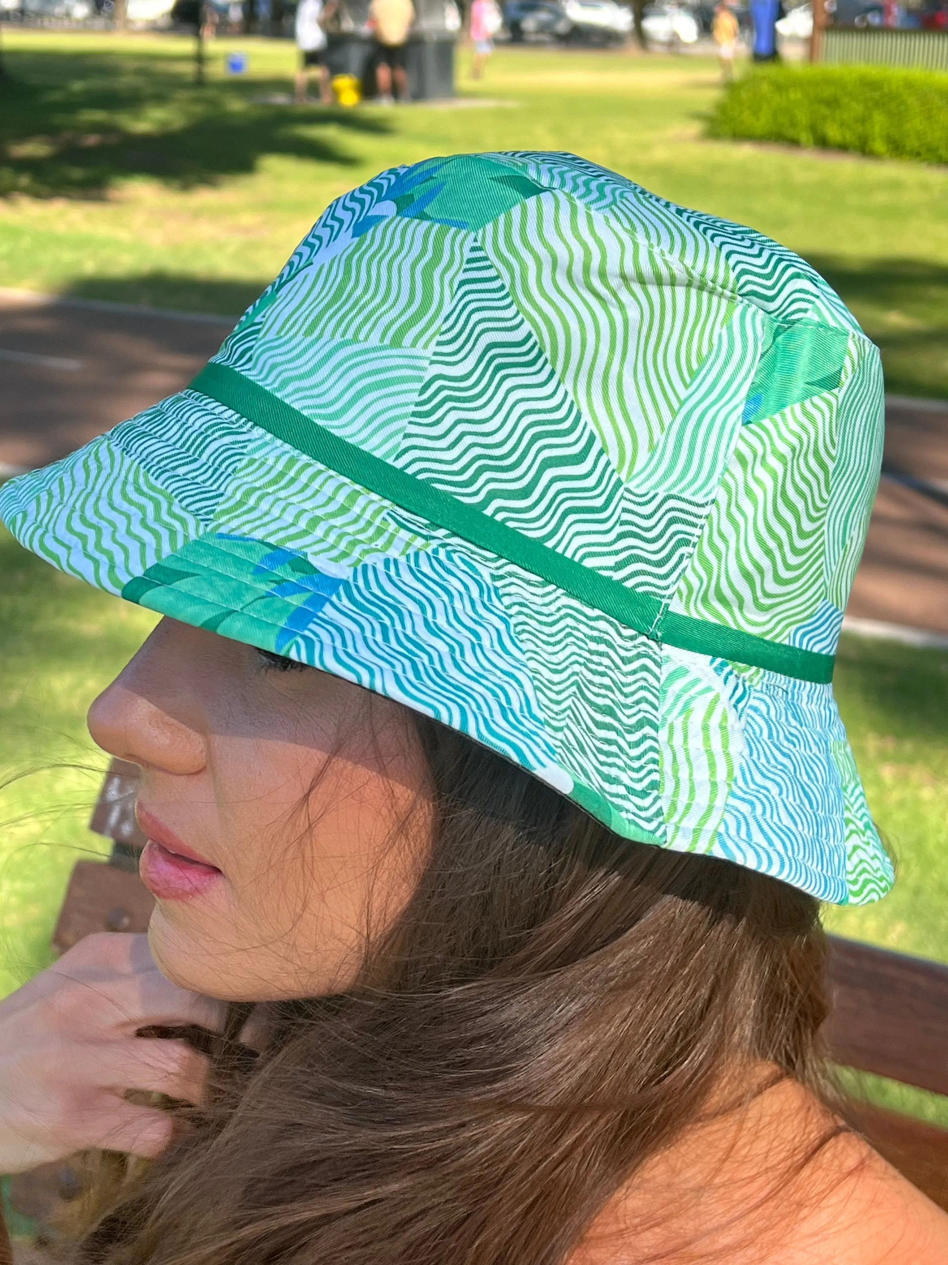 💥 Bucket Hat - Beach Hat - Green