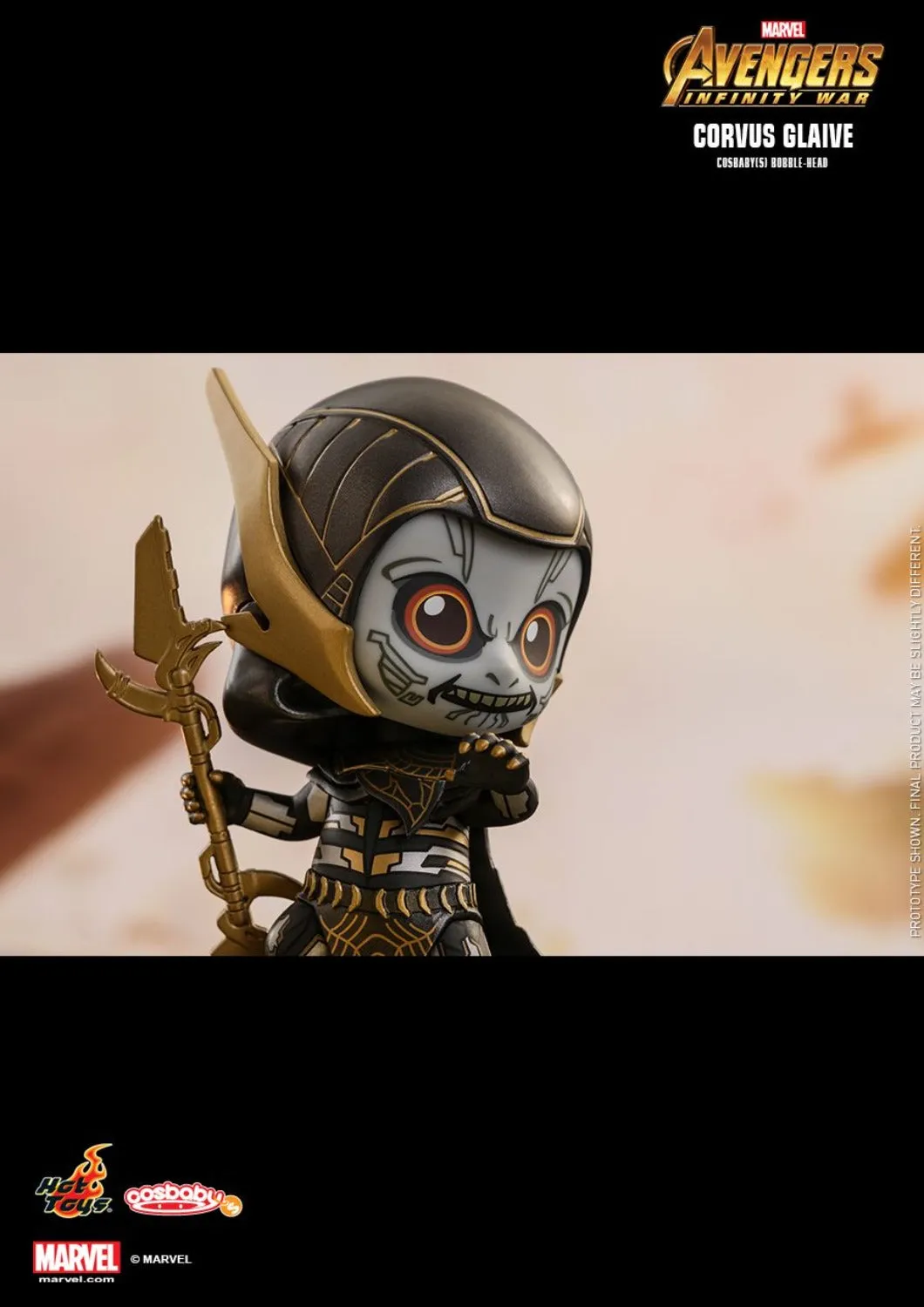 COSBABY AVENGERS INFINITY WAR CORVUS GLAIVE BOBBLE-HEAD - COSB449