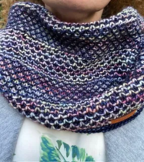 DOWNLOAD - Knitting Pattern Cowl, Infinity Cowl Scarf
