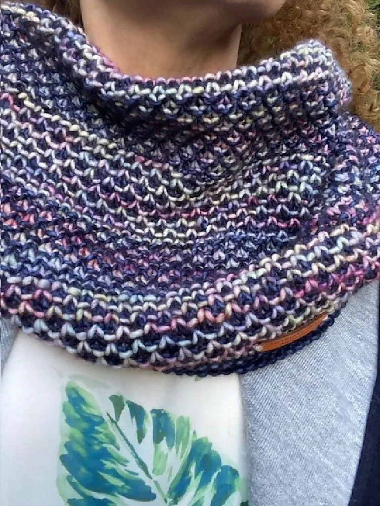 DOWNLOAD - Knitting Pattern Cowl, Infinity Cowl Scarf