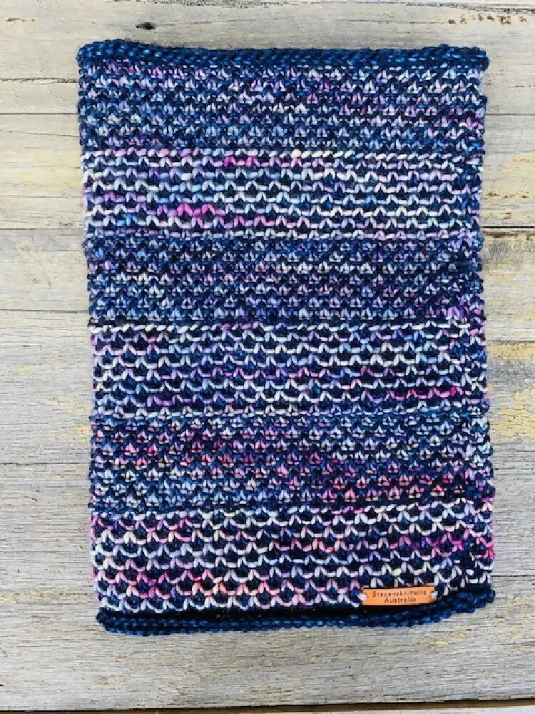 DOWNLOAD - Knitting Pattern Cowl, Infinity Cowl Scarf