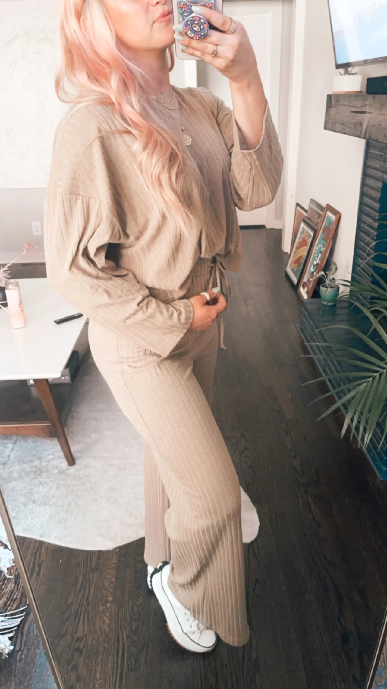 Honey Baby Ribbed Lounge Set