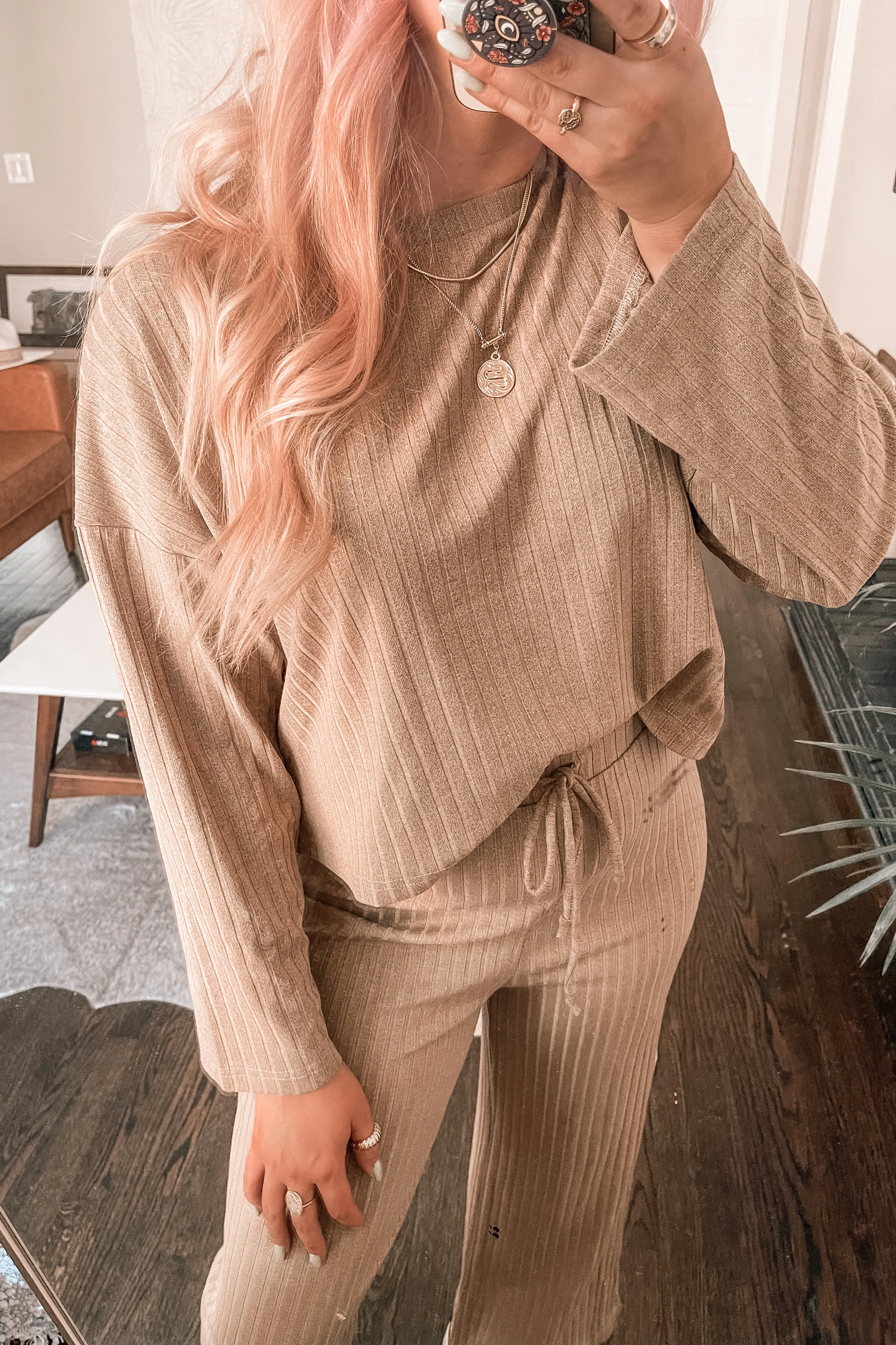 Honey Baby Ribbed Lounge Set