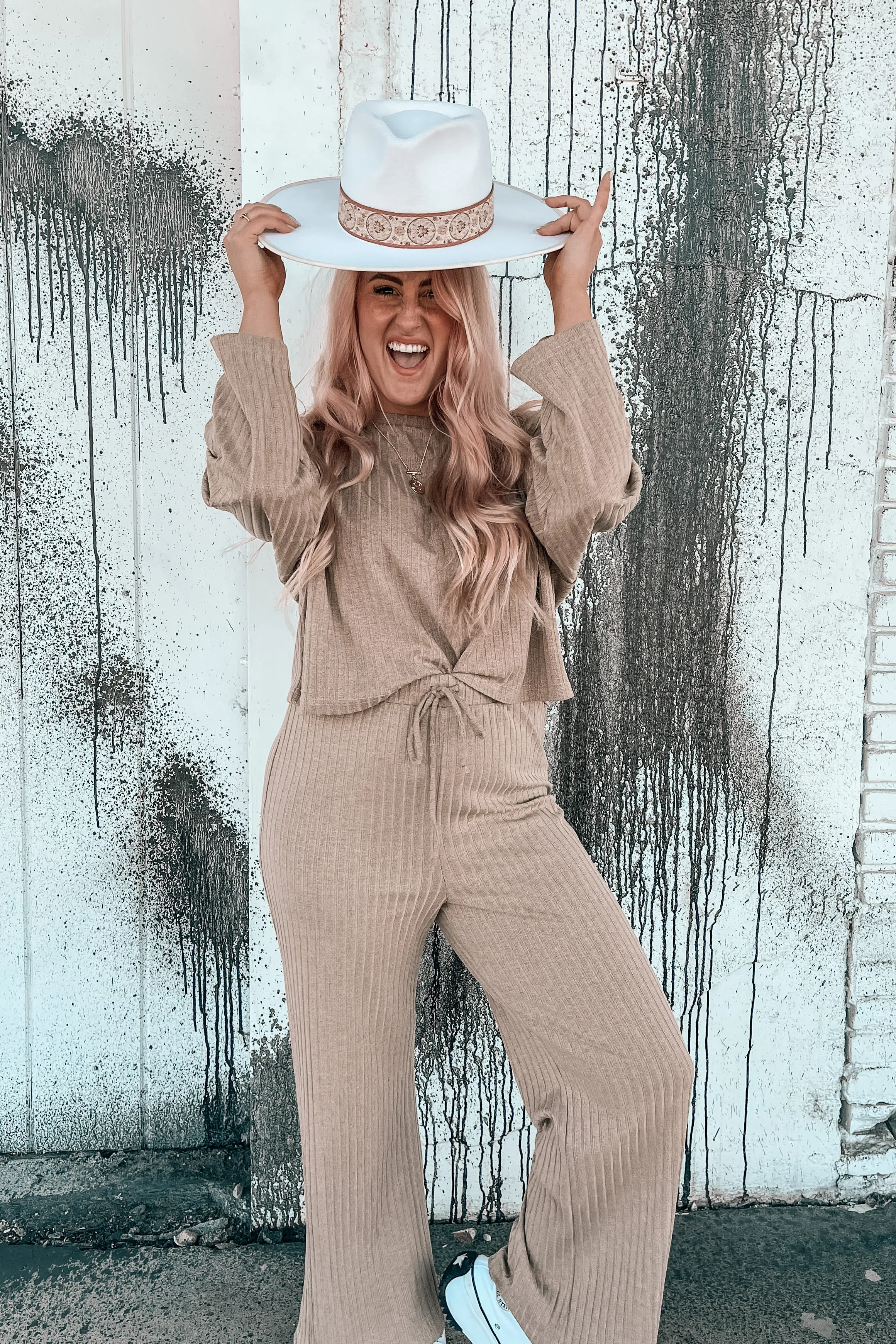 Honey Baby Ribbed Lounge Set
