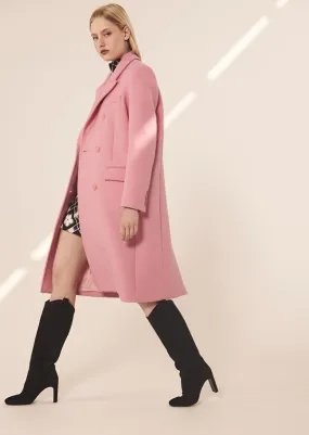 Marcus pink pea coat Tara Jarmon