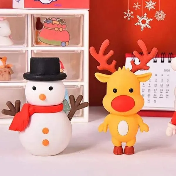 Merry Christmas Theme Eraser.