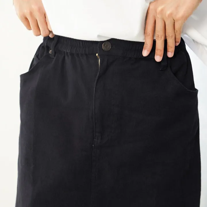 Noona Skirt Chinos Black