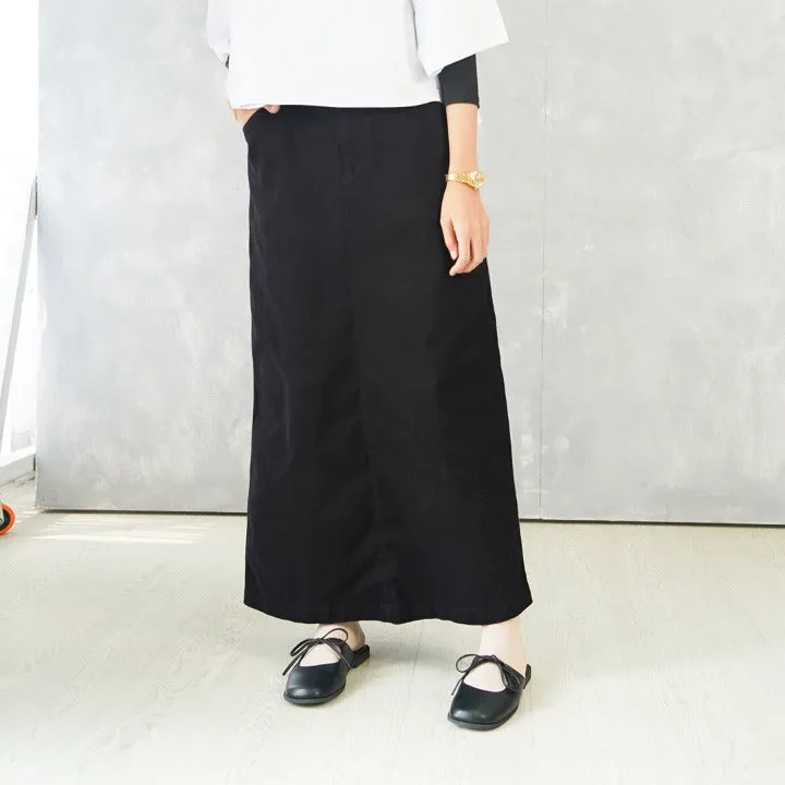 Noona Skirt Chinos Black