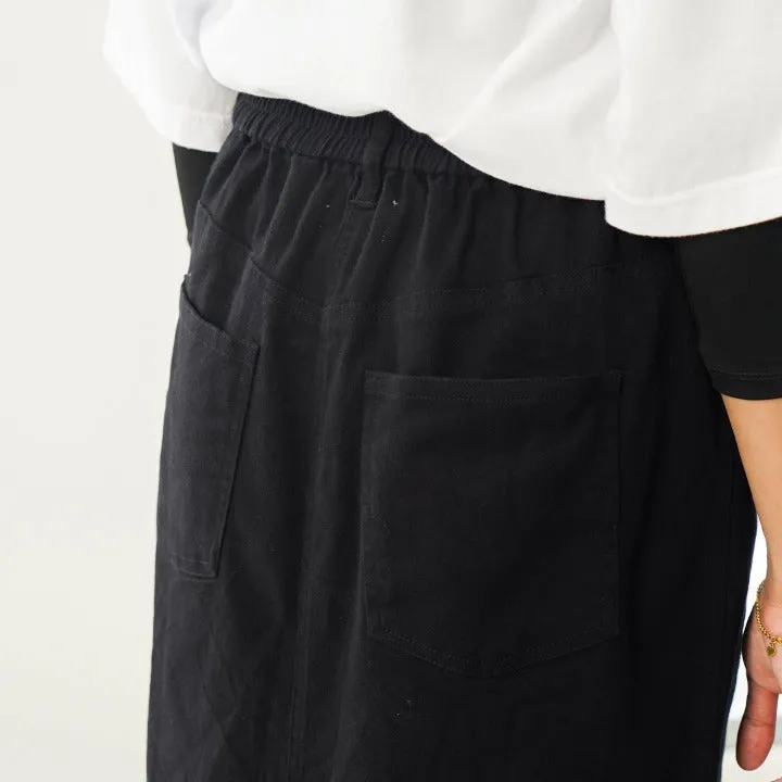 Noona Skirt Chinos Black