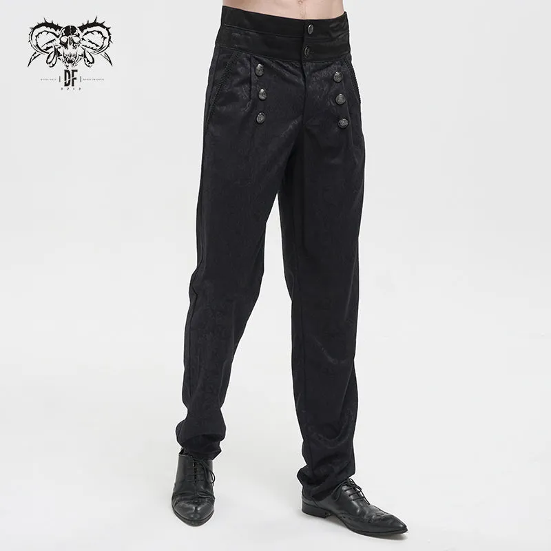 PT190 men high waist goth leather pants