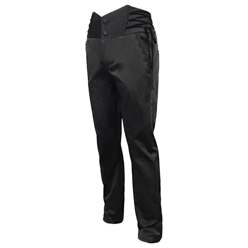 PT190 men high waist goth leather pants