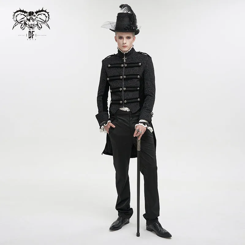 PT190 men high waist goth leather pants