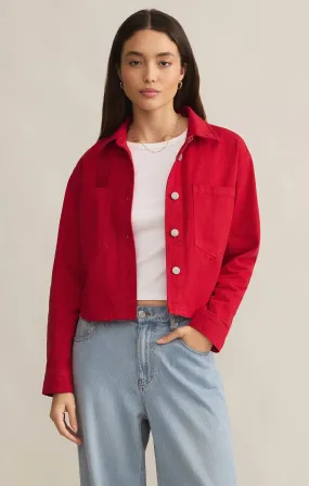 ZJ251850S Cropped Denim JKT